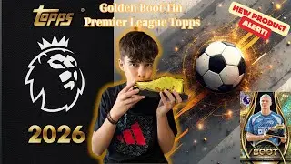 Golden Boot Tin Premier League Topps Trading Cards