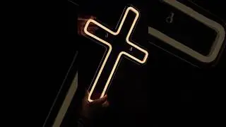 🔥Неоновая вывеска с AliExpress! Christian decor #тренды  #христианство #неоноваявывеска