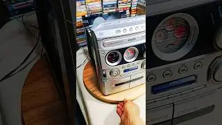Deluxe HiFi portable deck Philips FW-D796F DVD changer 3in1 dual cassette recorder#youtube #viral