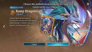 Ramp Dragoncraft (prebuilt deck, Blossoming Fate) - Shadowverse: Worlds Beyond [CCG]