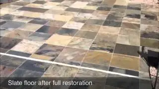 Slate Floors Restoration
