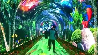 #Happy Easter 2022 LED display interactive floor space-time tunnel