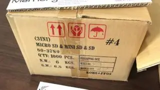 SD packaging plastic box