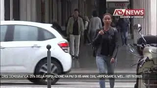 CRISI DEMOGRAFICA: 25% DELLA POPOLAZIONE HA PIU' DI 65 ANNI. CGIL: &laquo;RIPENSARE IL WEL... | 07/11/2025