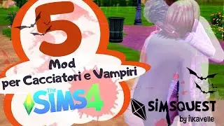 The Sims 4 MOD - 5 mod ROSSO SANGUE 🧛 - by Ilkavelle [GAMEPLAY ITA]