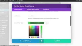 Divi Builder Number Counter