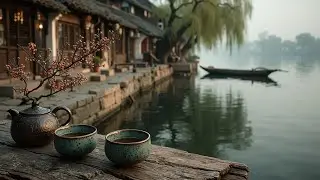 Serene Asian Tea Music - Relaxing Zither & Flute for Zen Tea Ceremony & Meditation