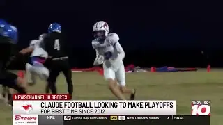 Claude Mustangs win big in week 9 to keep playoff hopes alive