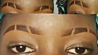 How to: Fake Cut/chop/Slit/Strike your eyebrows and Detailed Eyebrow Tutorial
