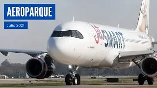 Aeroparque Julio 2021/ Mediodía con mucho movimiento...