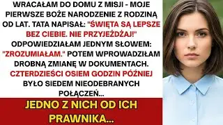 “Święta są lepsze bez ciebie!” napisał mój tata  Odpisałem jednym słowem  Wkrótce ich prawnik…