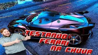 🔴 ferrari  teste na chuva