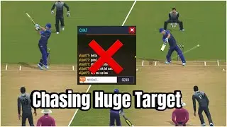 Opponent Abuse Me After setting a Huge Target 🥵 || RC24 🏏