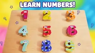 🧩 Learn Numbers 1 to 9 with Wooden Number Puzzle | Kids Learning Video🔢 Learn Counting 1 to 9 number