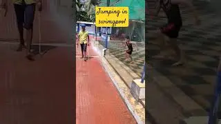 jumping in pool#virar#LD resort#short#bhai shlok chauhan#