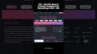 INK   World's Best AI Content Assistant for Marketing & SEO   INK
