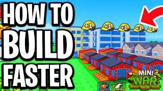 How to Build Faster in Mini War Roblox - Full Guide
