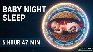 6-Hour Sleep Session: Womb Sounds with Heartbeat & Brown Noise | Baby Night Sleep