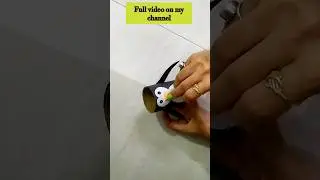 Penguin Pen/Pencil Holder! DIY Pen Holder making ideas #penholder #wastematerialcraft #viralshorts