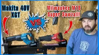 😮💪Milwaukee M18 Super Sawzall VS. NEW Makita 40V XGT Recip Saw!