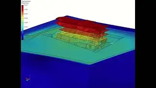 Full 3D seismic analysis of complex building using H5DRM on OpenSees