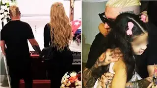 Desgarrador video de Osmani García y la hija de El Taiger en el FUNERAL del artista en Miami