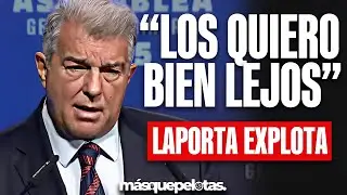 🔊 BRONCA HIST&Oacute;RICA: Laporta estalla ante la oposici&oacute;n en plena Asamblea del Bar&ccedil;a 😱