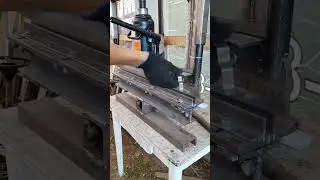 реставрация проёма, гнем рем. часть. #metalshaping #заменапорога #изметалла