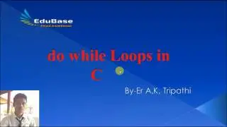 do while loop