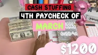 March Cash Stuffing | #cashenvelopes #cashenvelopestuffing