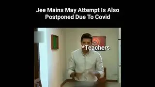 JEE Main 2021 May Attempt Postponed | #shorts