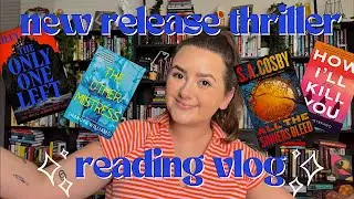 NEW RELEASE THRILLER READING VLOG 2023 | 5 star reads, a boat party, emo kids & an unexpected twist