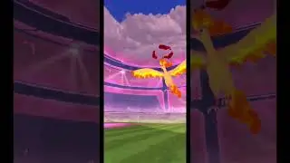 Dynamax Moltres in Pokemon GO mute clip 