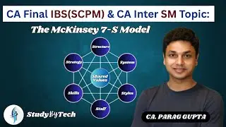 CA Final IBS (SCPM) & CA Inter SM Topic | McKinsey 7S | CA. Parag Gupta