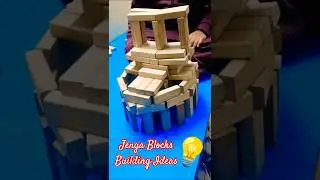 Mind-Blowing Jenga Blocks Building Ideas 💡 #jenga #shorts #buildingblocks