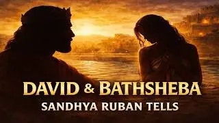 Sandhya Ruban tells the story of David and Bathsheba at the concert.