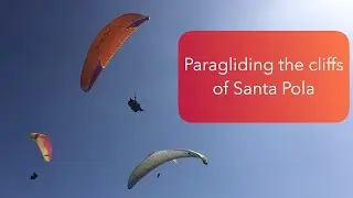 Paragliding Santa Pola cliffs