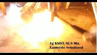AN/Al/S Primary explosive, H4NO3/Al/S, sensitive Tannerite target mix.