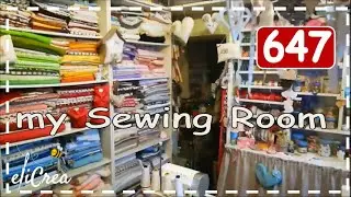 647 my sewing room tour- la mia stanza del cucito e non solo - eliCrea cucito creativo 💙