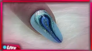 🔴LIVE NAILS REFILL CAMBIO FORMA E #pavonenails con Modaunghie