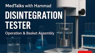 Practical demonstration Of Disintegration test apparatus |#Part1| Basket Rack Assembly #practical 