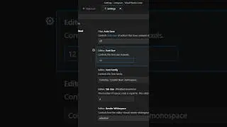 Cara Mengubah Ukuran Font Di Visual Studio Code #shorts trik visual studio code