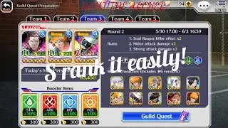 Bleach Brave Souls how to S rank the new guild quest 5/30 to 6/3