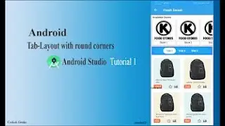 Android: Tab Layout with round corners Demo with Source code
