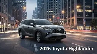 2026 Toyota Highlander - A Powerful Hybrid SUV Built for the Modern Family!
