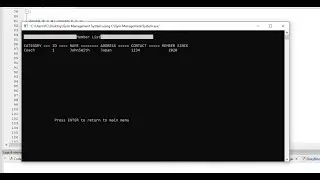 Gym Management System using C