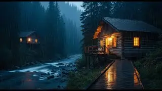 Rain Sounds for Sleeping 😴 Continuous Heavy Rain Noise for Sleep, Stress Reduction & Quiet Nights