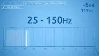 oscilating tone 25hz to 150hz/3seconds
