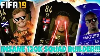 AMAZING 120K HYBRID SQUAD BUILDER (OVERPOWERED!!!) | FIFA 19 SQUAD BUILDER