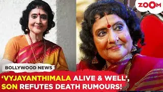 Vyjayanthimala's son Suchindra Bali DENIES death rumours says, 'She is in GOOD health and...'